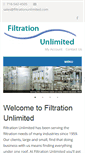 Mobile Screenshot of filtrationunlimited.com